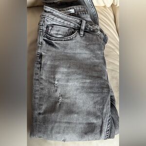 Vigoss Gray Skinny Distressed Jeans